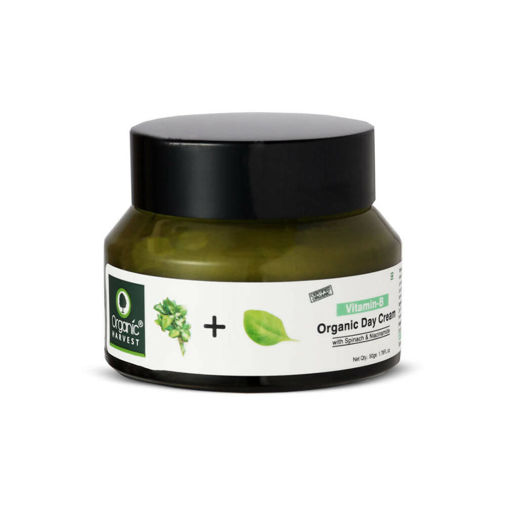 Organic Harvest Vitamin B Organic Day Cream with Spinach and Niacinamide - Distacart