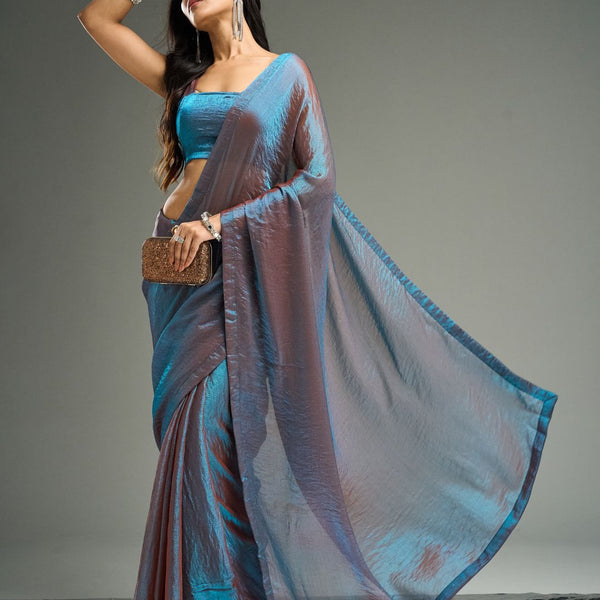 kasee Embellished Silk Blend Saree - Distacart