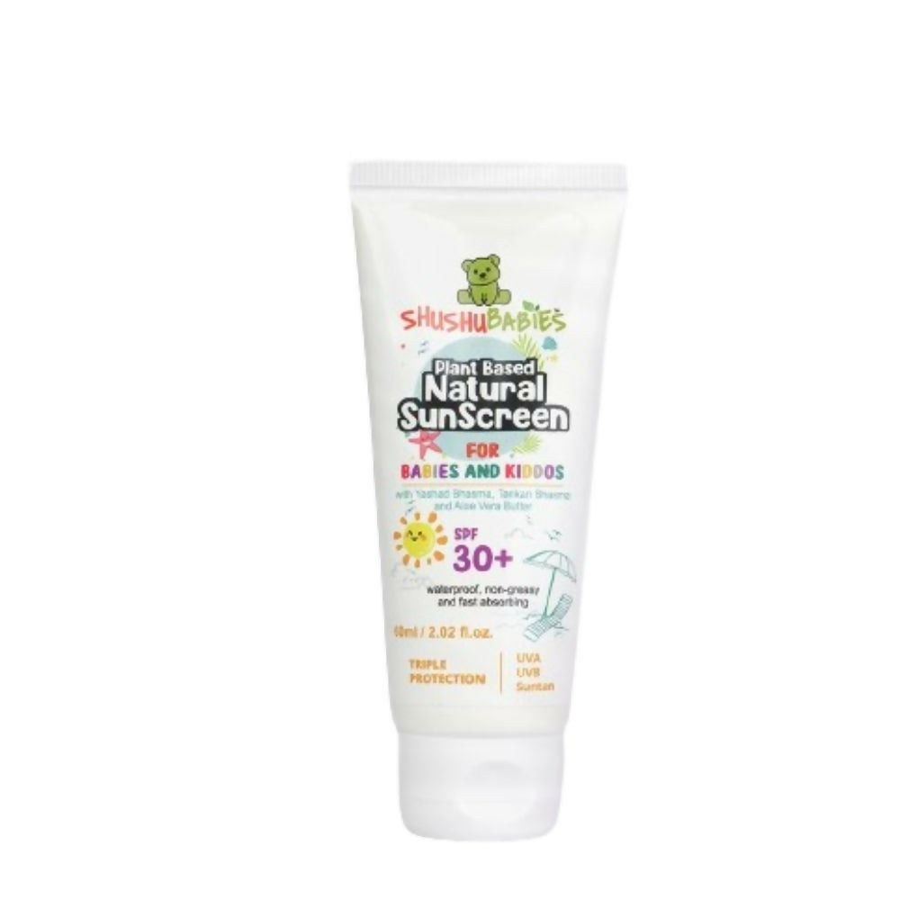 ShuShu Babies Sunscreen For Babies & Kids , SPF 30+ (under 0-12 Years) - Distacart