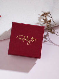 Thumbnail for stone stud (Rose gold) - Ruby Raang - Distacart