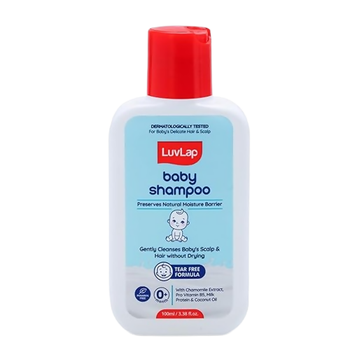 LuvLap Milky Soft Baby Shampoo with Milk Protein, Vitamin E & Coconut Oil, Shea Butter & Chamomile - Distacart