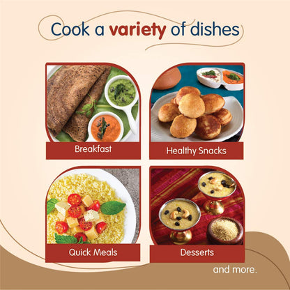 Manna Kodo, Little, Foxtail, Barnyard Millets Combo - Dista