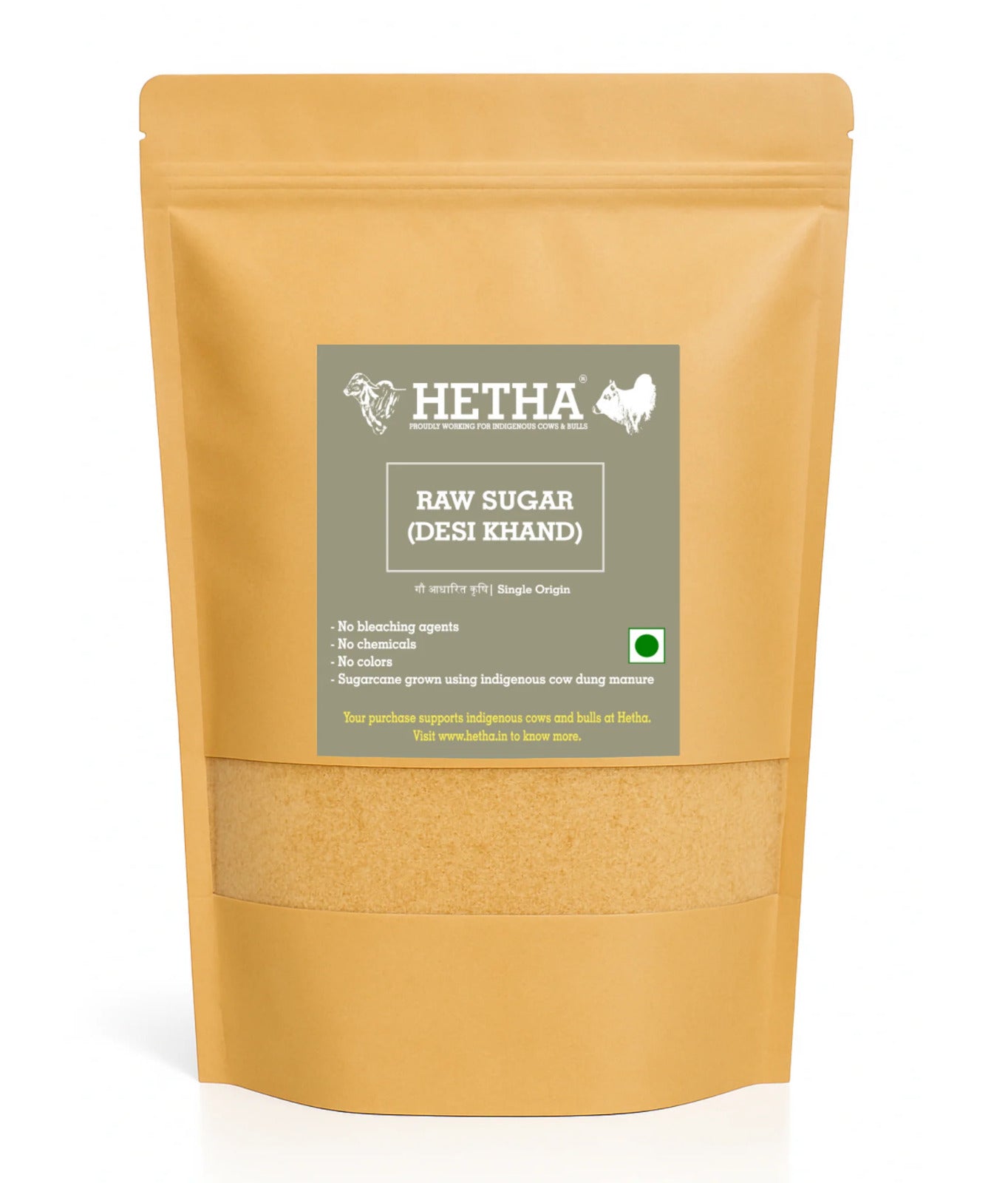 Hetha Natural Raw Sugar (Desi Khand) - Dista