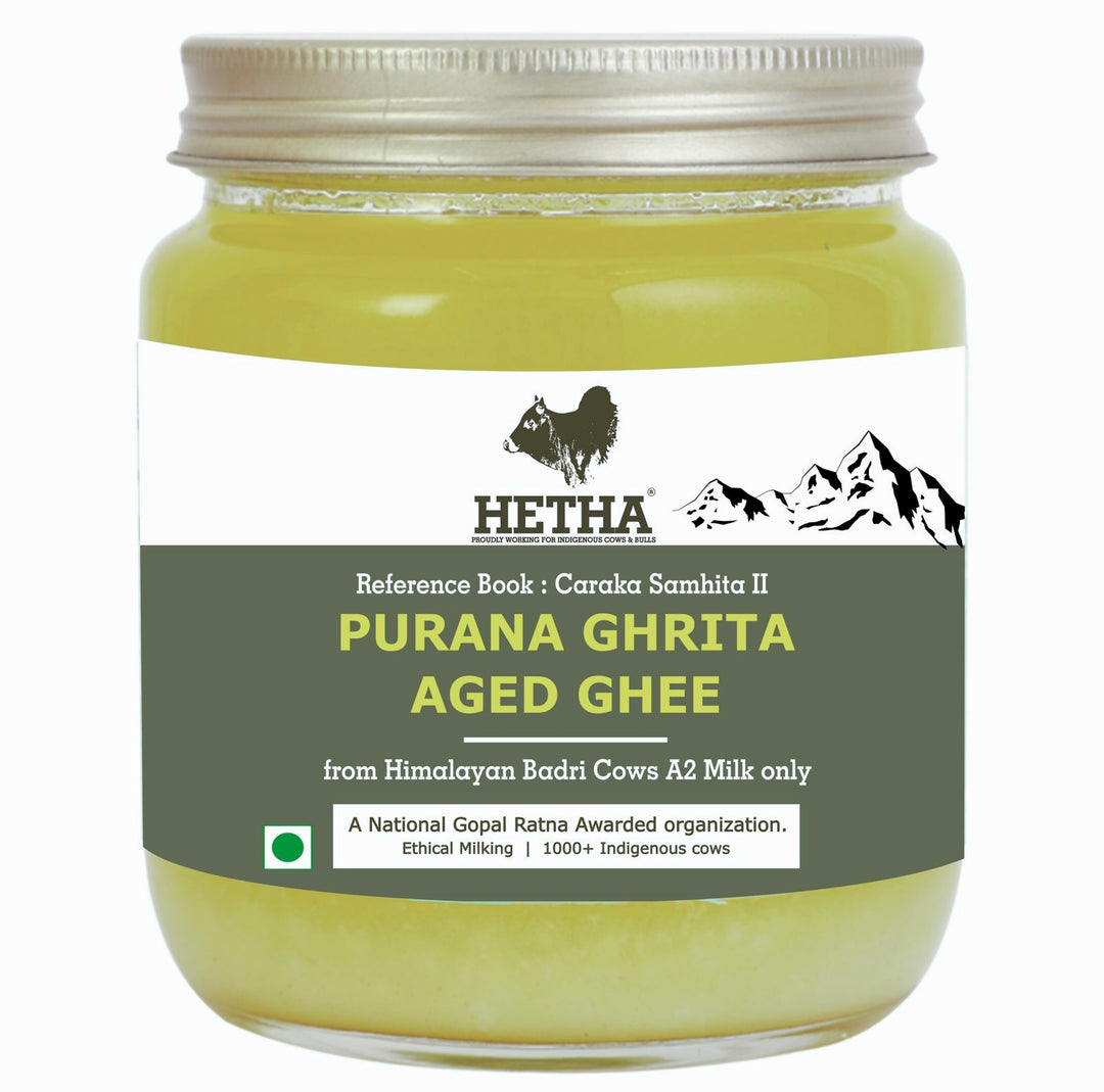 Hetha Purana Ghrita Aged Ghee From Himalayan Badri Cows A2 Milk