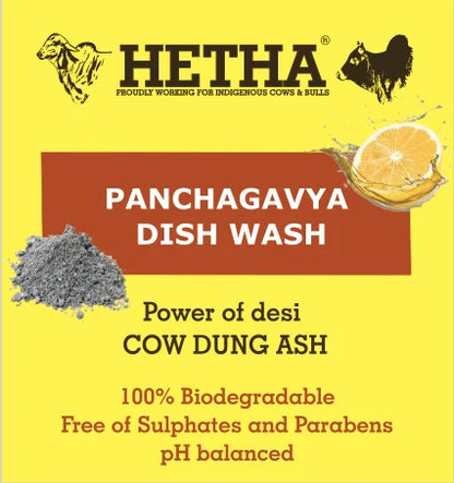 Hetha Panchagavya Dish Wash Liquid Soap - Dista