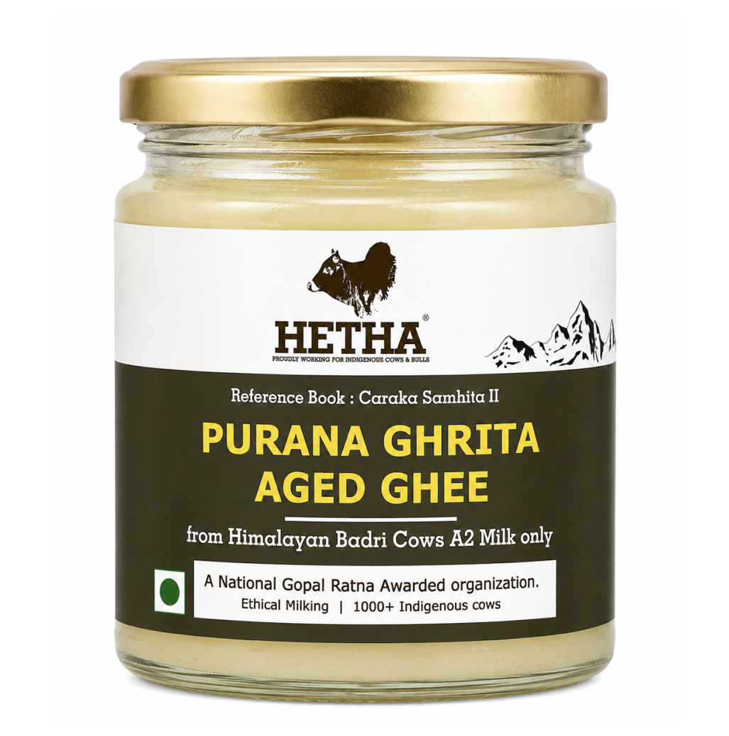 Hetha Purana Ghrita Aged Ghee From Himalayan Badri Cows A2 Milk