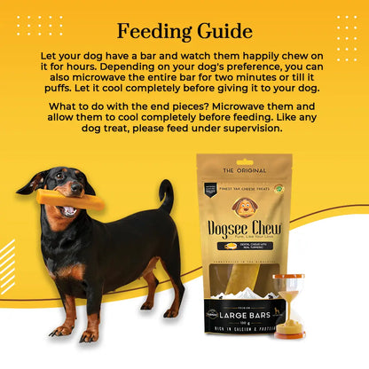 Dogsee Turmeric Large Bars: Long-Lasting Dental Chews For Large Dogs