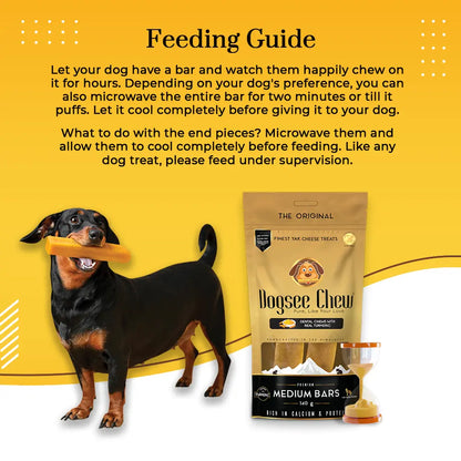 Dogsee Turmeric Medium Bars: Long-Lasting Dental Chews for Medium Dogs - Dista