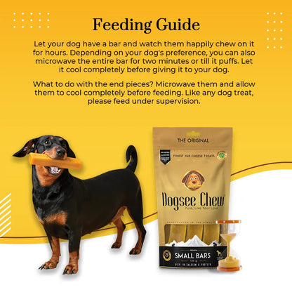 Dogsee Turmeric Small Bars: Long-Lasting Dental Chews for Small Dogs