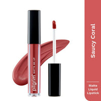 Thumbnail for Pilgrim Matte Me Up Liquid Lipstick Saucy Coral - Distacart
