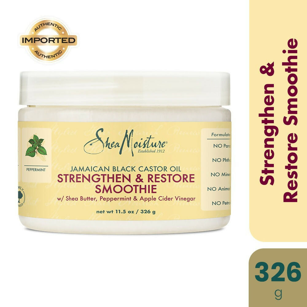 Shea Moisture Strengthen & Restore Hair Smoothie Cream - Distacart