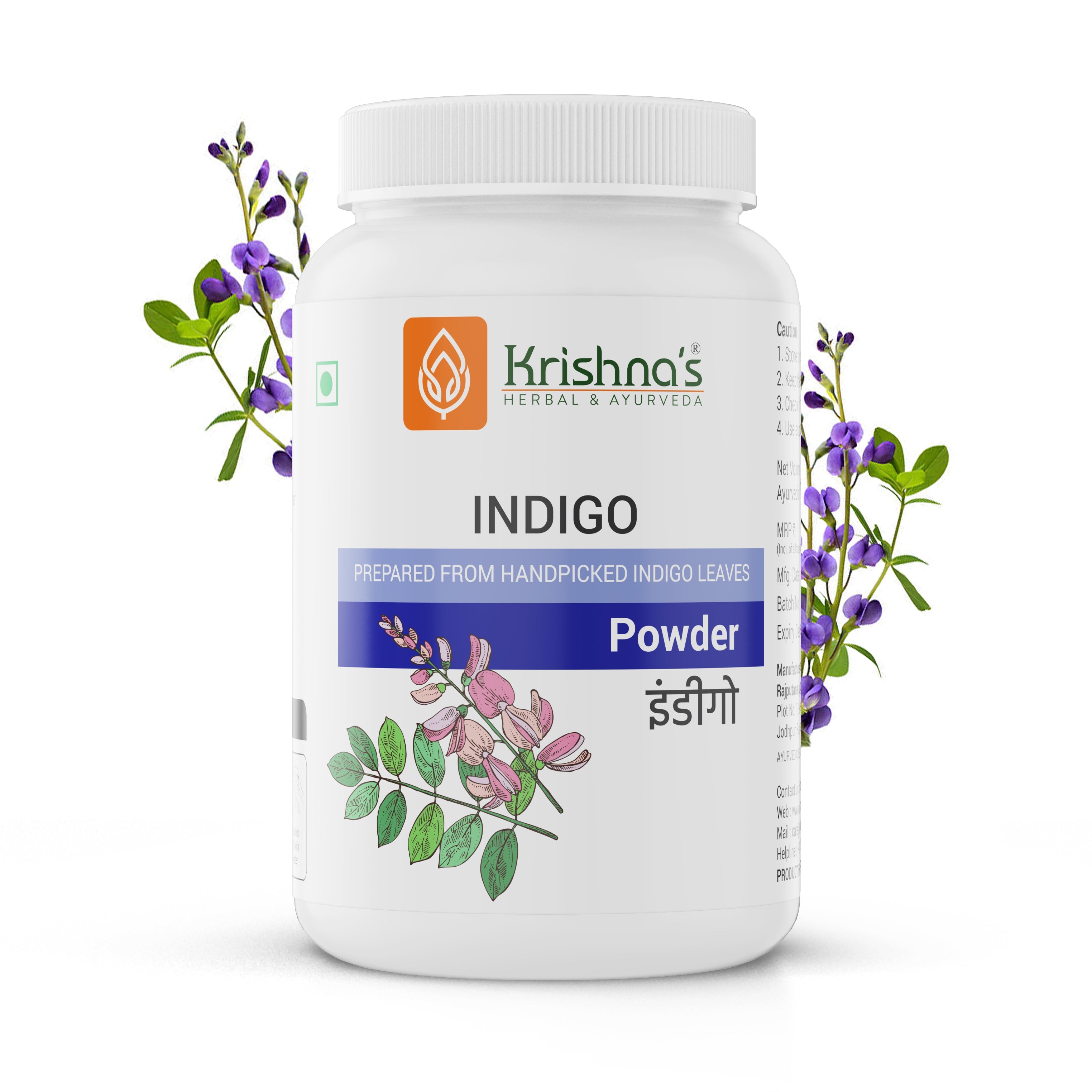 Krishna'S Herbal & Ayurveda Indigo Powder