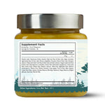Thumbnail for A aupplement facts label view of a jar of Kerala Ayurveda Indukantha Ghee (Ghritham) with a label depicting an Ayurvedic figure and natural elements