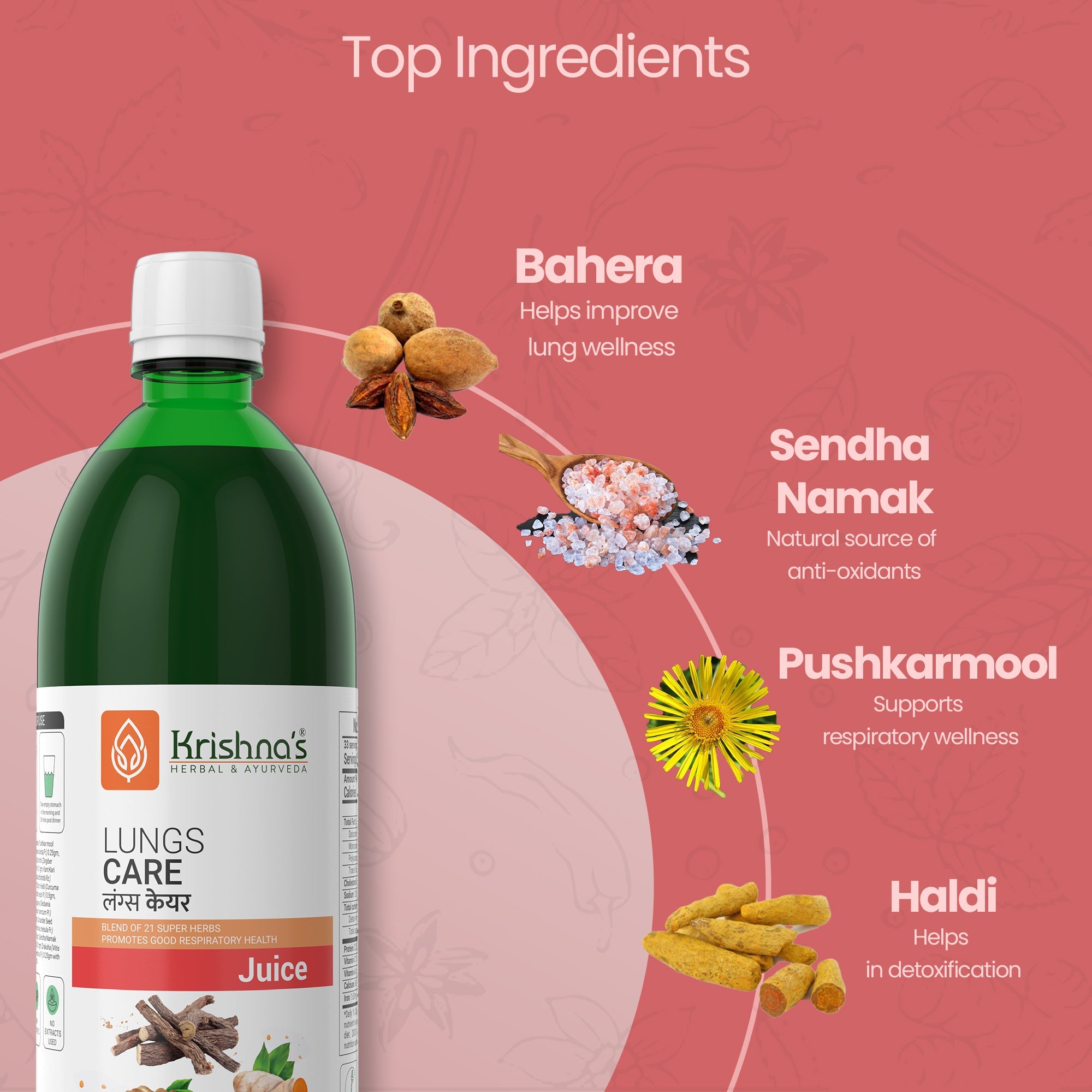 Lungs Care juice ingredients