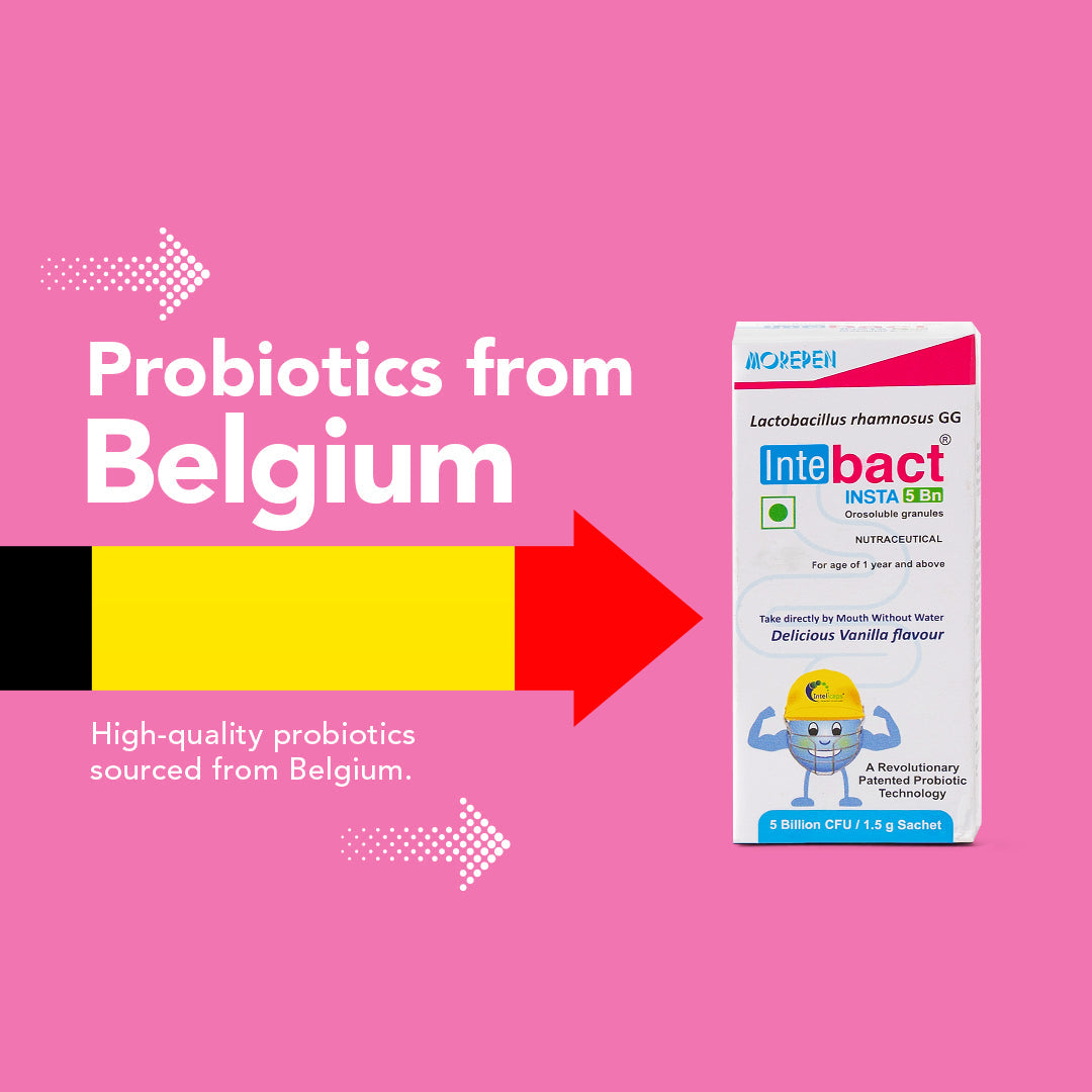 Dr. Morepen Intebact Insta Probiotic 5Bn (1.5Gm) - 6 Sachets