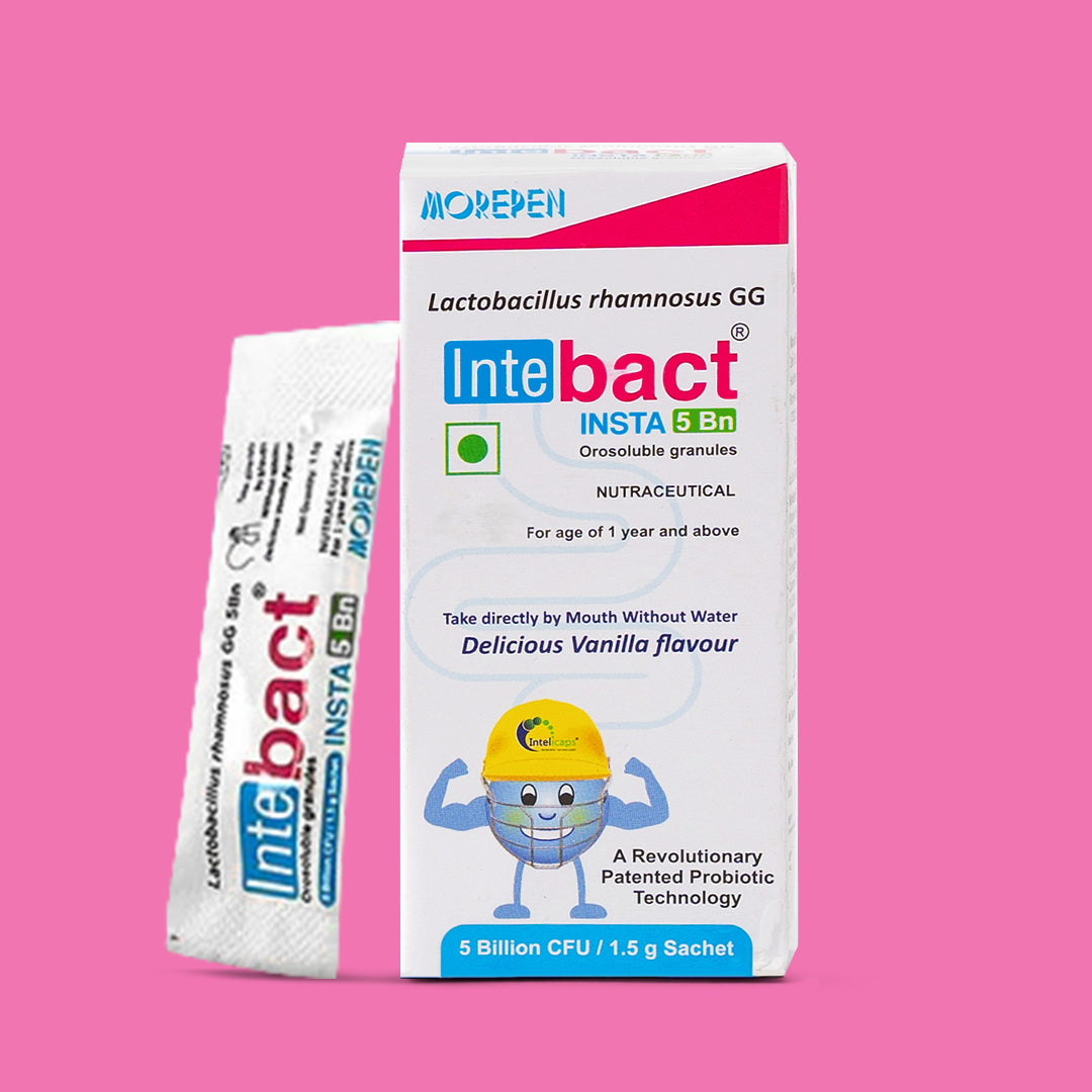 Dr. Morepen Intebact Insta Probiotic 5Bn (1.5Gm) - 6 Sachets
