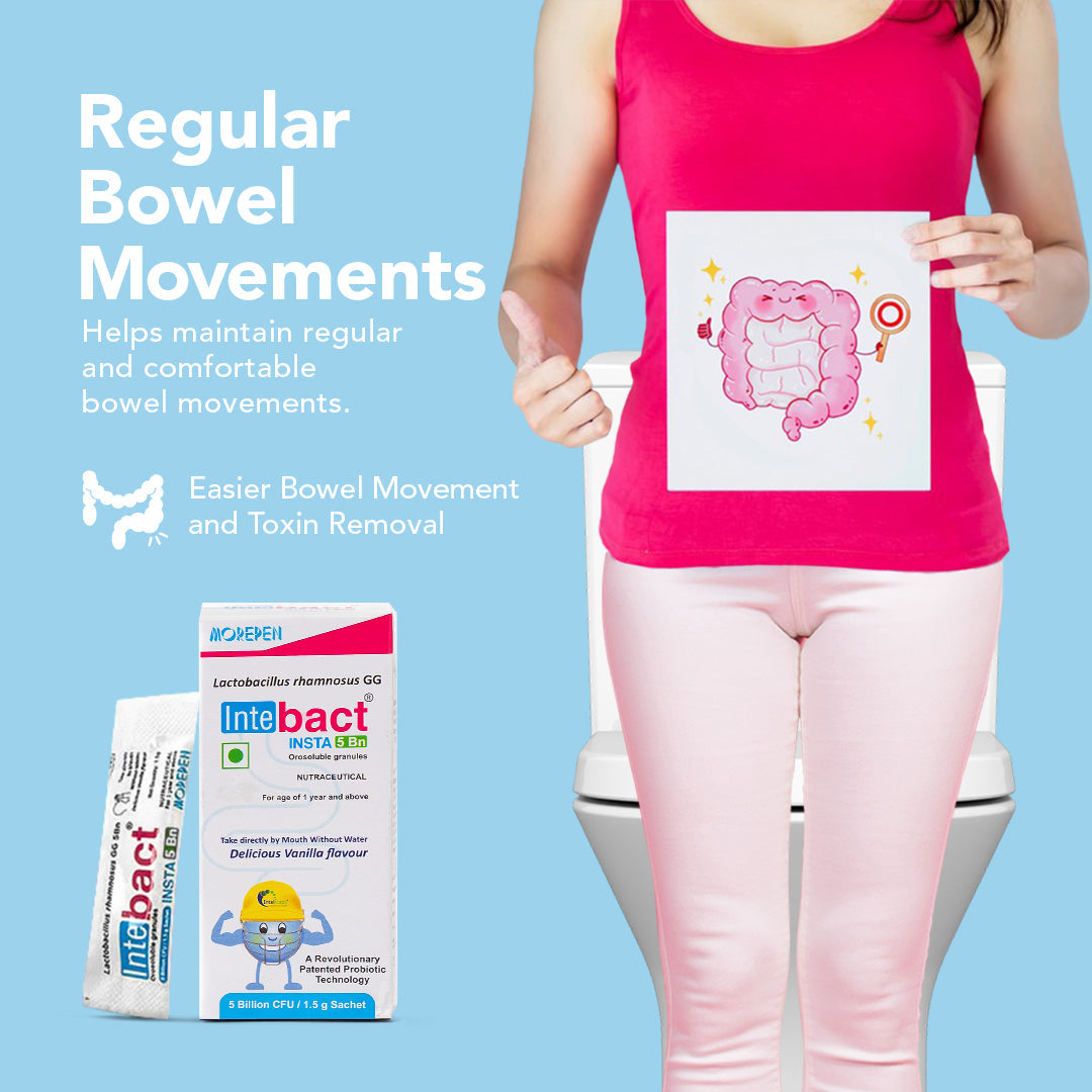Dr. Morepen Intebact Insta Probiotic 5Bn (1.5Gm) - 6 Sachets