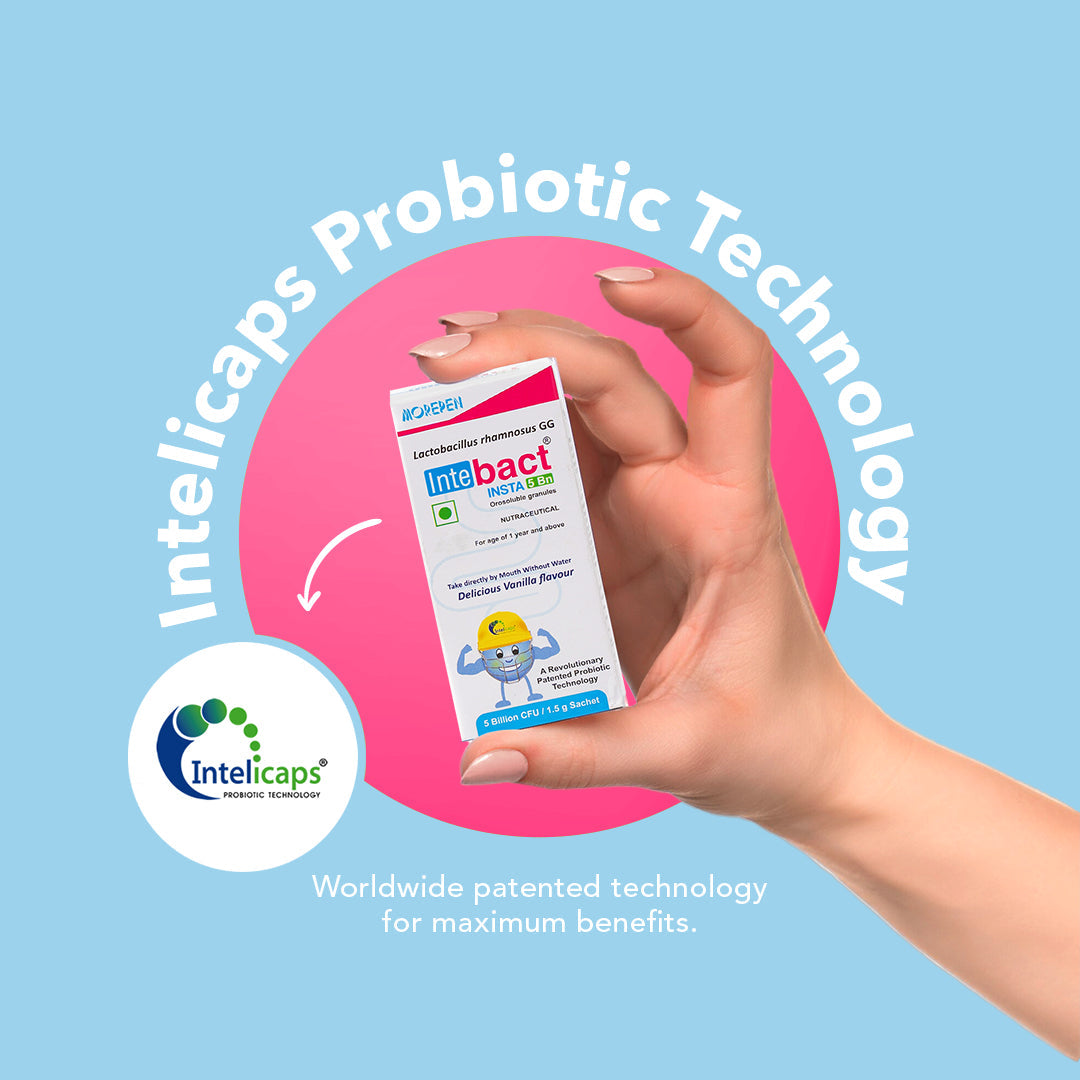 Dr. Morepen Intebact Insta Probiotic 5Bn (1.5Gm) - 6 Sachets