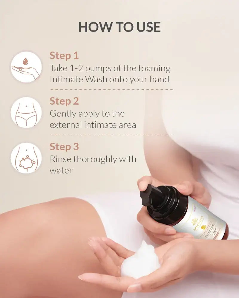 AreoVeda Natural Prebiotic Intimate Wash - Distacart