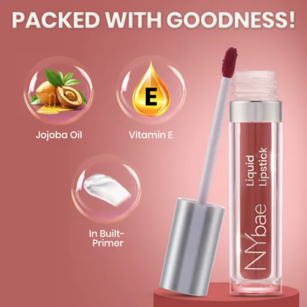 NY Bae Confessions Liquid Lipstick - Mugs & Hugs 12