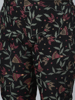 Thumbnail for Sztori Plus Size Floral Printed Straight Kurta With Trouser - Distacart