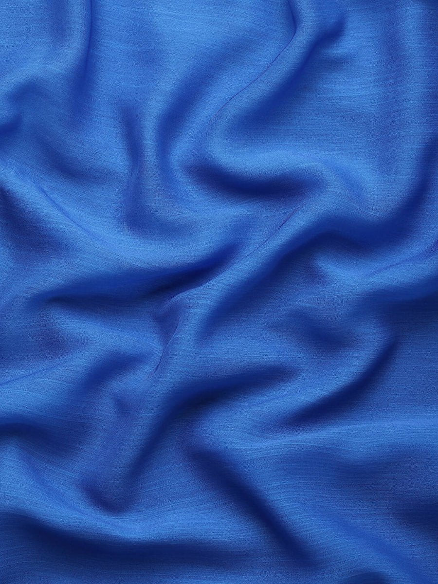 Ahalyaa Women's Traditional wear Saree - Blue - Distacart