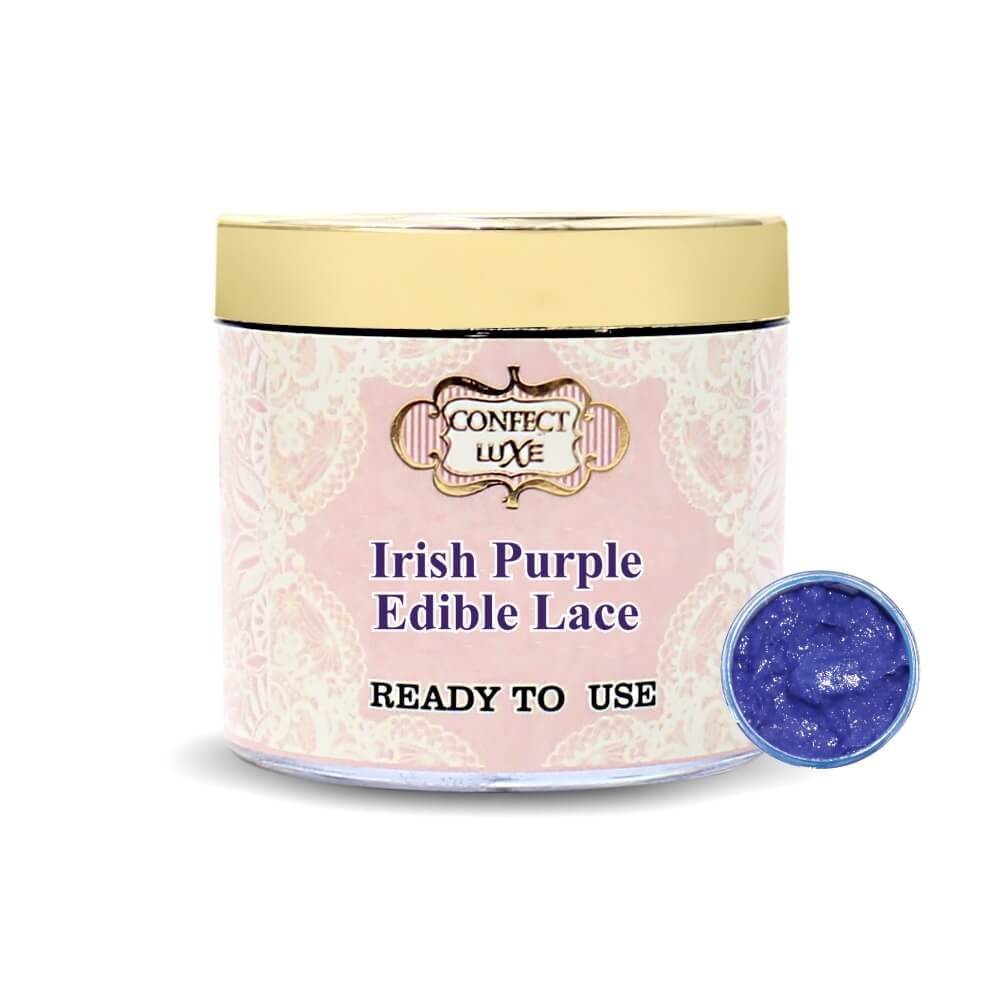 confect irish purple edible lace 100 gms