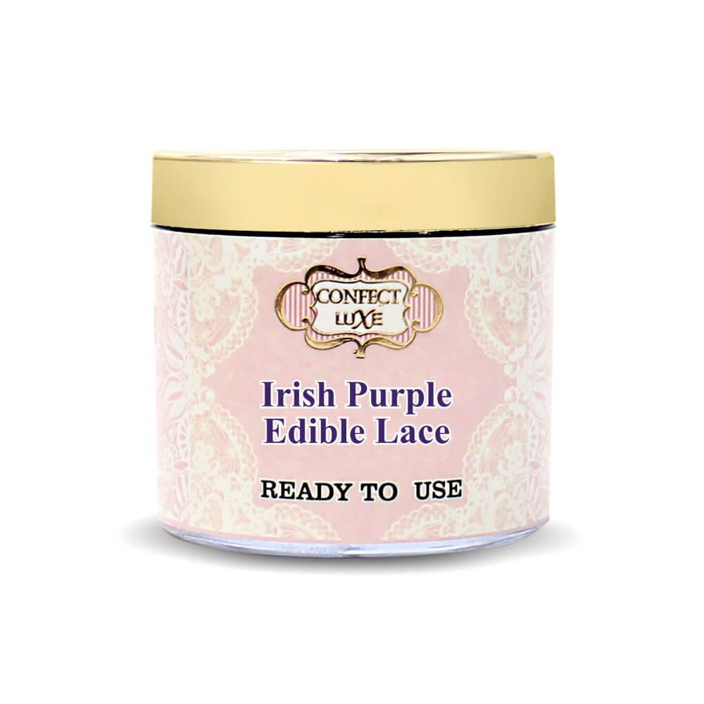irish purple edible lace 100g