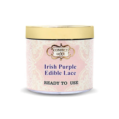 irish purple edible lace 100g