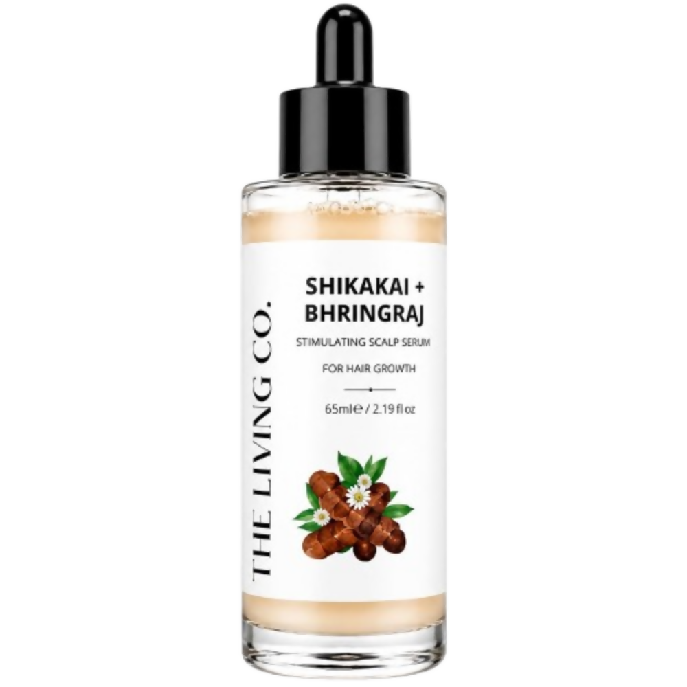 THE LIVING CO. Shikakai + Bhringraj Stimulating Scalp Serum - Dista