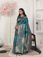 Thumbnail for Astita Lichi Silk Rama Saree