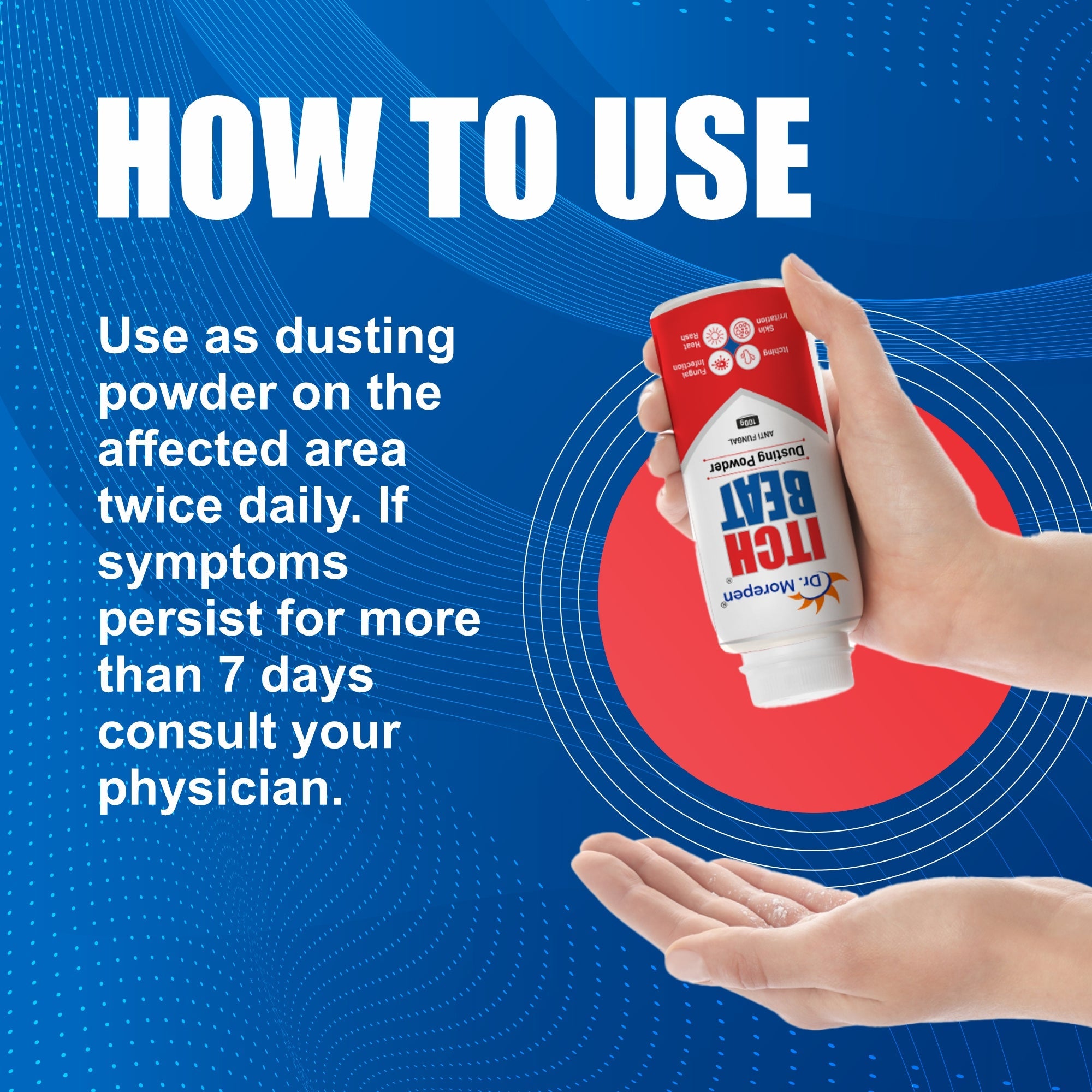 Dr. Morepen Antifungal Dusting Itch Powder