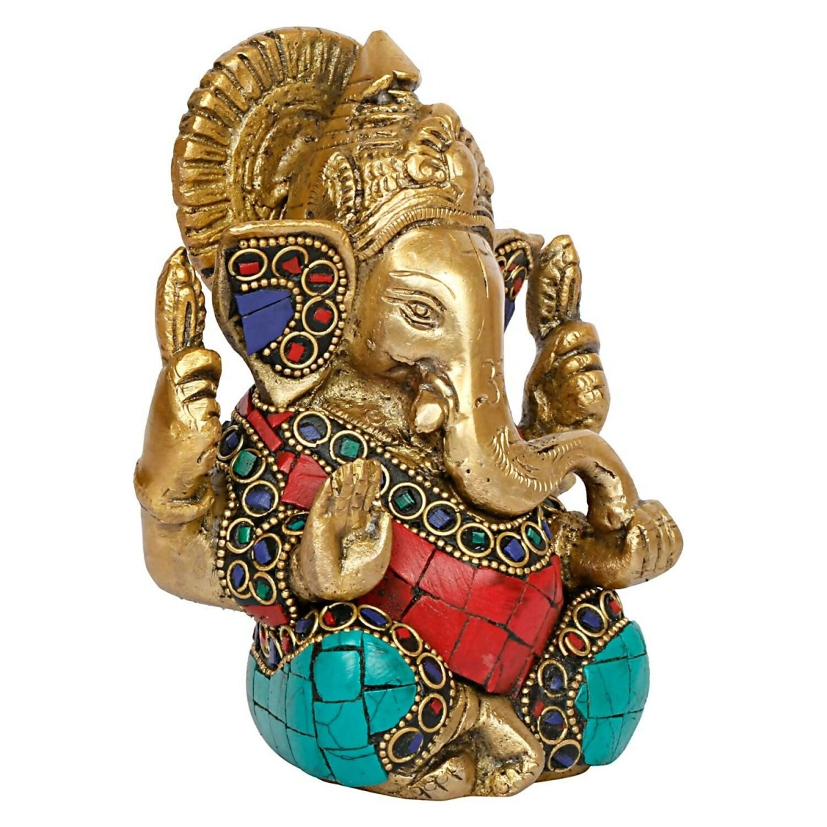 Artvarko Brass Idol Ganesha Murti - Distacart