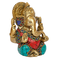 Thumbnail for Artvarko Brass Idol Ganesha Murti - Distacart