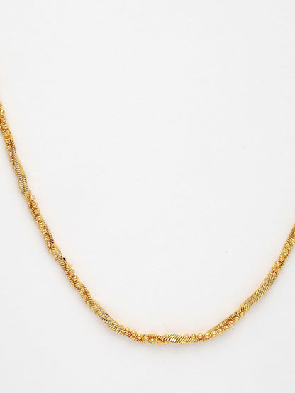 NVR Women's Gold-Polished Minimal Chain - Distacart