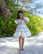 Thumbnail for The52 Women's Gorgeous Pure Cotton Fabric Puff Sleeve with Flare Dress - Distacart