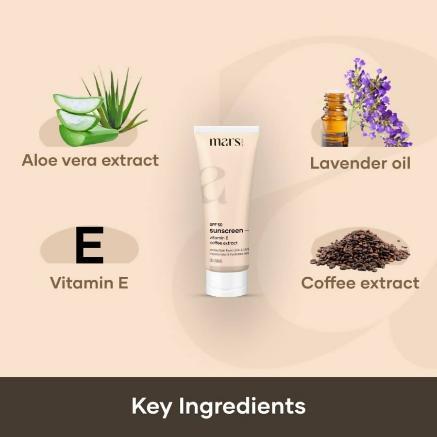 Mars By GHC SPF 50 Anti-Pollution Sunscreen With Vitamin E - Distacart