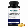 Vitalmins Triple Strength Omega 3 Fish Oil Capsules - Dista