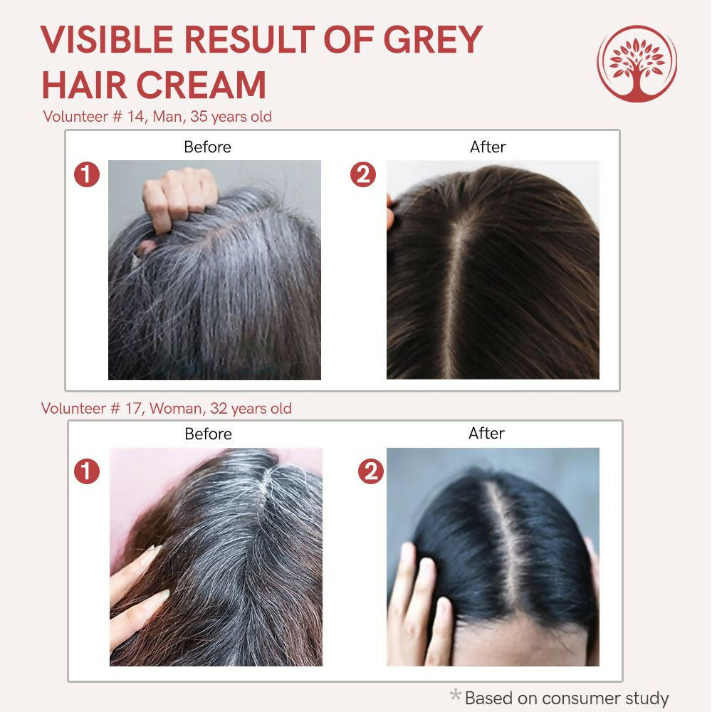Ivory Natural Cream For Greys Restore Natural Hair Color - Distacart