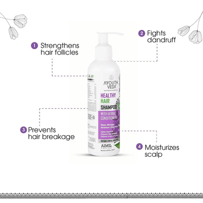 Ayouthveda Healthy Hair Shampoo - Distacart