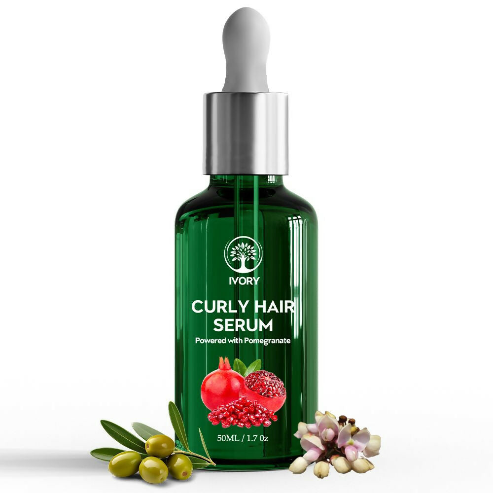 Ivory Natural Curly Hair Serum For Smooth Even Curls And Silky - Distacart
