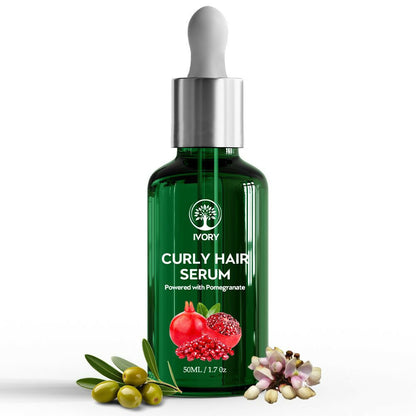 Ivory Natural Curly Hair Serum For Smooth Even Curls And Silky - Distacart
