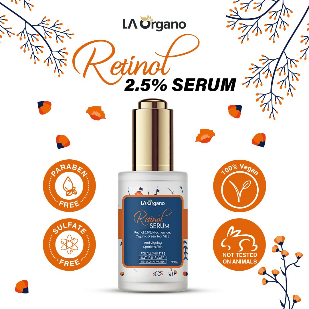 LA Organo 2.5% Retinol Face Serum - Distacart