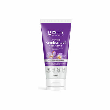 Globus Naturals Ayurvedic Kumkumadi Skin Lightening Face Scrub - Distacart