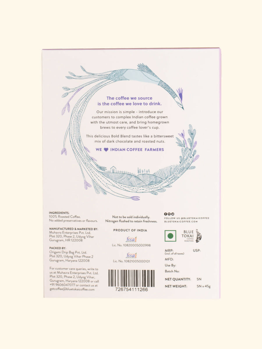 Blue Tokai Cold Brew Bags - Bold Blend - Distacart
