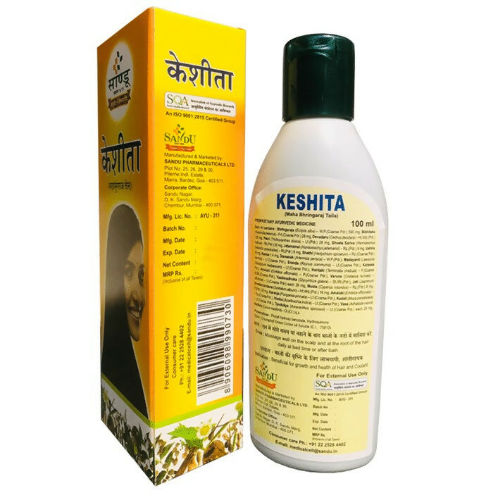 Sandu Keshita Maha Bhringaraj Taila - Distacart