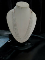 Thumbnail for Inhanns Bloom Handmade Beaded Only Necklace - 12 Layers - Ivory - Distacart