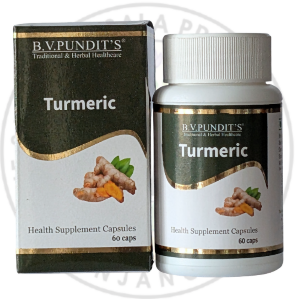 B V Pundit's Turmeric Capsules - Distacart