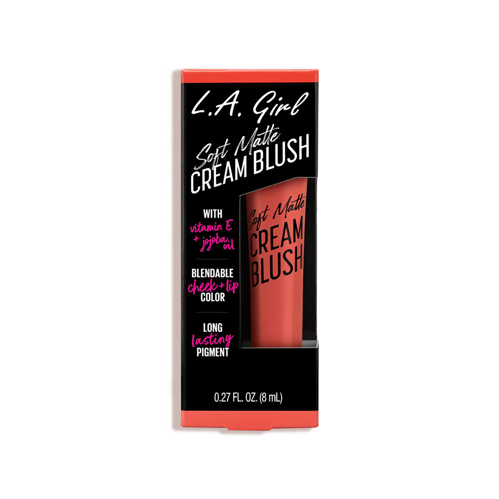 L.A. Girl Soft Matte Cream Blush - Hot Shot - Distacart