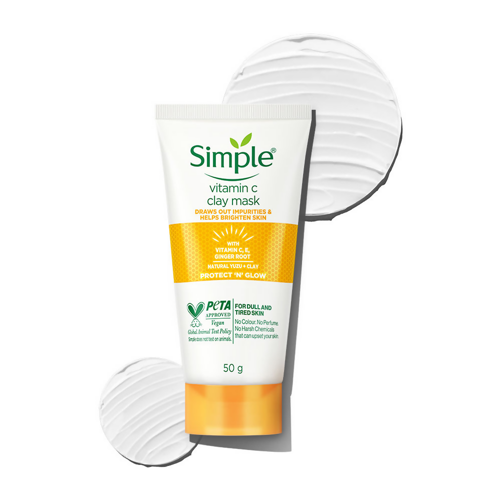 Simple Protect N Glow Vitamin C Brighten Clay Mask